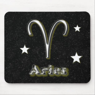 Aries symbol mouse mat