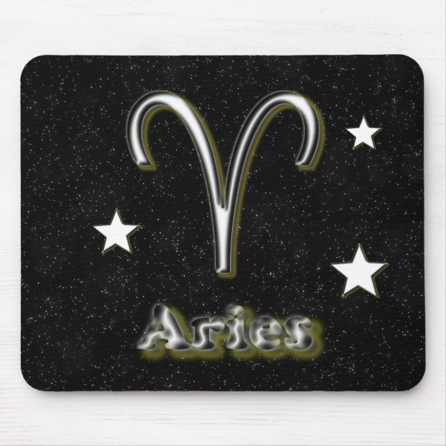 Aries symbol mouse mat (Front)