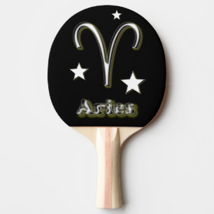 Aries symbol ping pong paddle