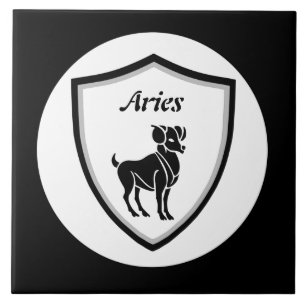 Aries symbol tile