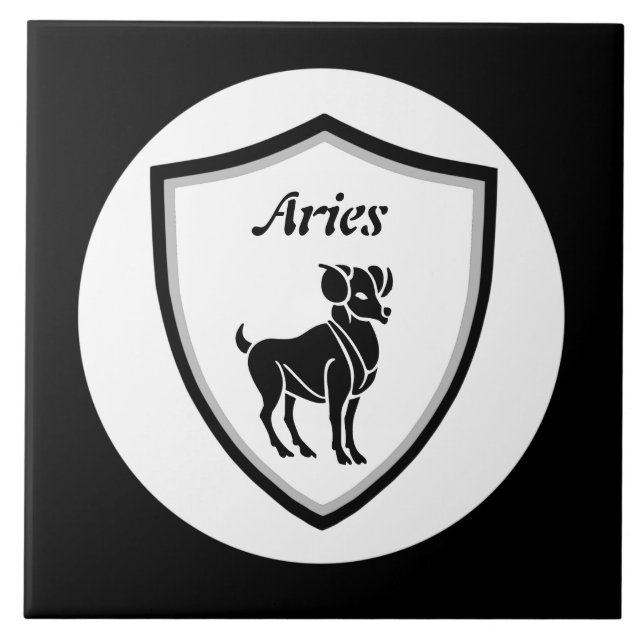 Aries symbol      tile (Front)