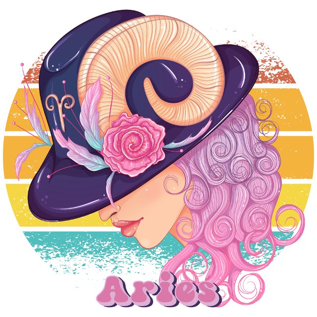 Aries T-Shirt (Aries (March 21 - April 19):
"Lead with Fire, Conquer Desire!")