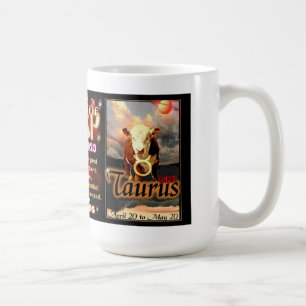 Aries Taurus zodiac Cusp 15 oz Large Mug