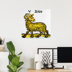 Aries the Golden Ram, Vintage Signs of the Zodiac