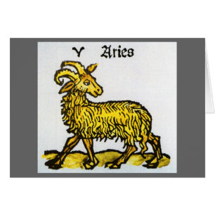 Aries the Golden Ram, Vintage Signs of the Zodiac