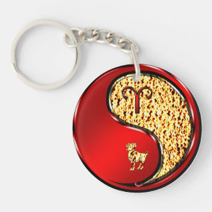 Aries the Ram Key Ring