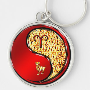 Aries the Ram Key Ring