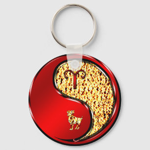 Aries the Ram Key Ring