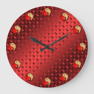Aries the Ram Large Clock