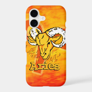 Aries The Ram zodiac fire sign iphone case