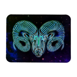 aries the ram zodiac magnet