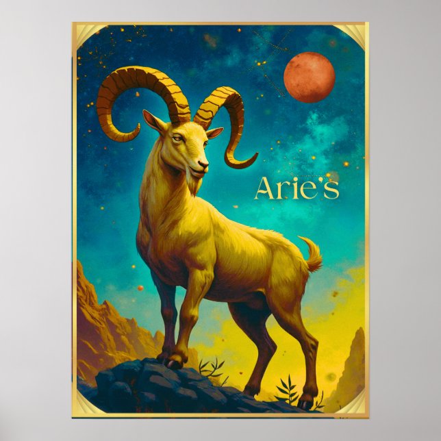Aries the Ram Zodiac Sign (Front)