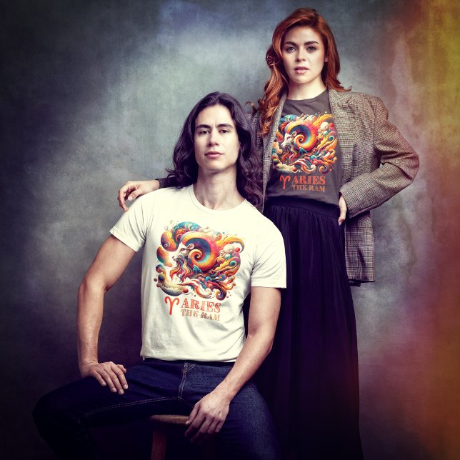 Aries The Ram Zodiac Sign T-Shirt (Creator Uploaded)