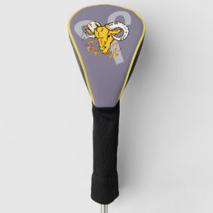 Aries the ram zodiac star fire sign golf cover