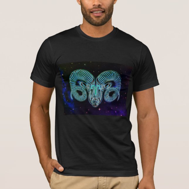 aries the ram zodiac T-shirt (Front)