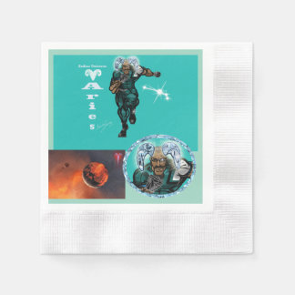 Aries Theme birthday party favour Table Napkins. Napkin