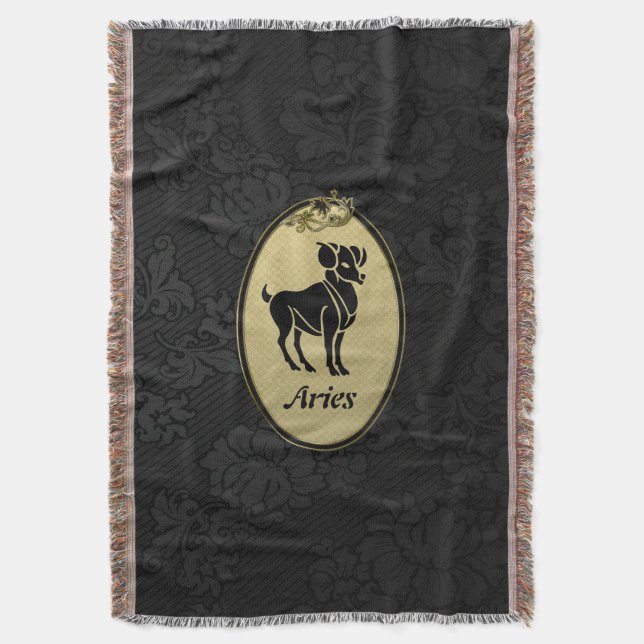 Aries Throw Blanket (Front Vertical)