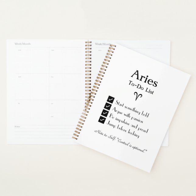 Aries – To-Do List Planner (Display)