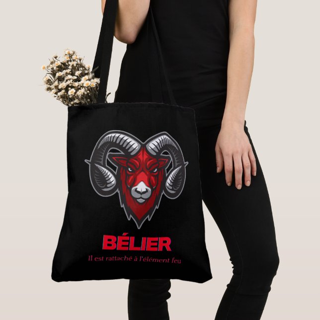 Aries Tote Bag (Close Up)