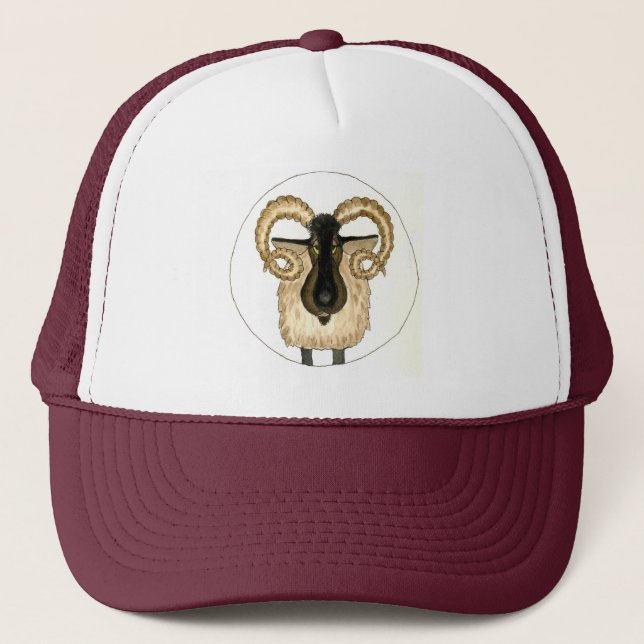 'Aries'  Trucker Hat (Front)