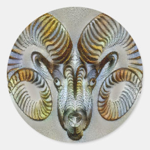Aries Venice Classic Round Sticker