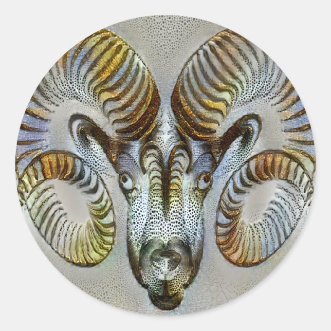 Aries Venice Classic Round Sticker (Front)
