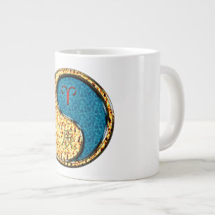 Aries & Water Dragon Large Coffee Mug