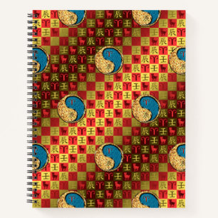 Aries & Water Dragon Notebook