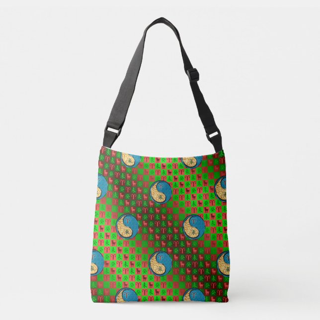 Aries & Water Goat Crossbody Bag (Front)