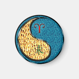 Aries & Water Goat Magnet