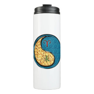 Aries & Water Goat Thermal Tumbler