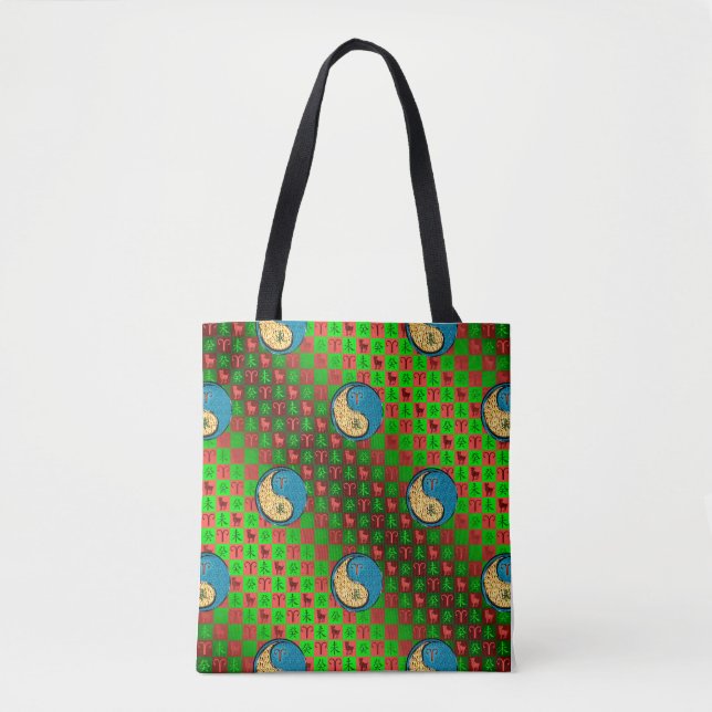 Aries & Water Goat Tote Bag (Front)