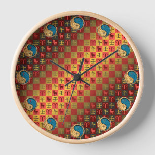 Aries & Water Horse Clock