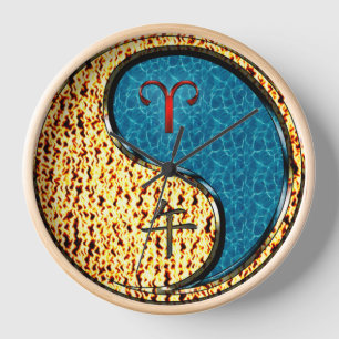 Aries & Water Horse Clock