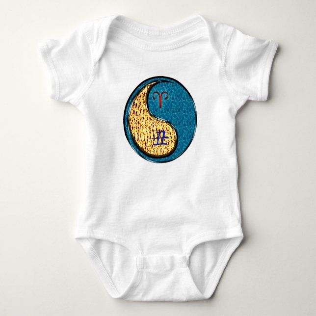Aries & Water Ox Baby Bodysuit (Front)