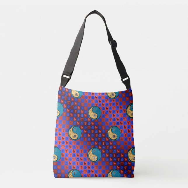 Aries & Water Ox Crossbody Bag (Front)
