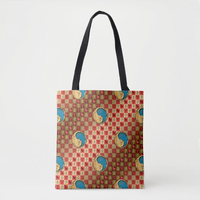 Aries & Water Rat Tote Bag (Front)