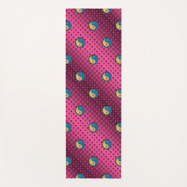 Aries & Water Rooster Yoga Mat (Front)