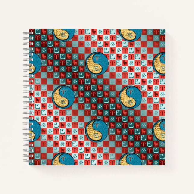 Aries & Water Snake Notebook (Front)