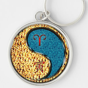 Aries & Water Tiger Key Ring