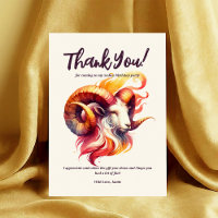 Aries Watercolor Ram Zodiac Themed Birthday Party