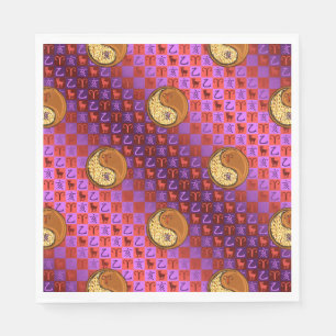 Aries & Wood Boar  Napkin