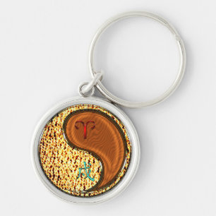 Aries & Wood Dog Key Ring