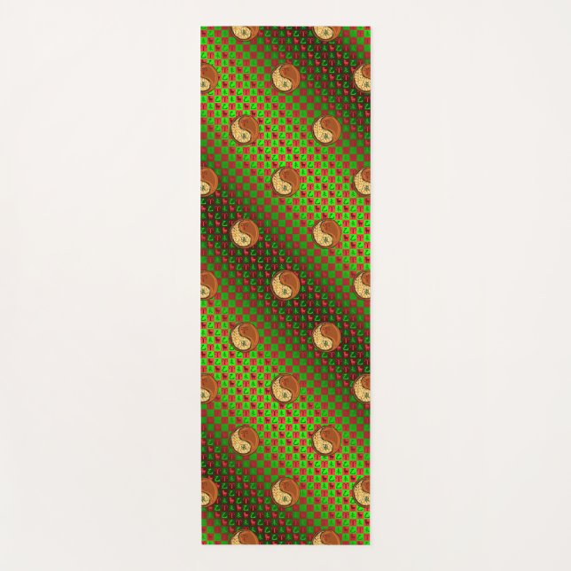 Aries & Wood Goat Yoga Mat (Front)