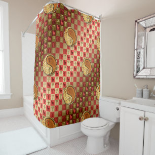 Aries & Wood Rat Shower Curtain
