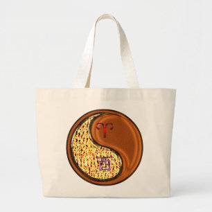 Aries & Wood Rooster Large Tote Bag