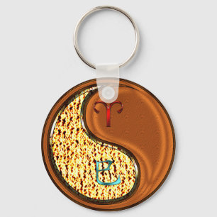 Aries & Wood Snake Key Ring
