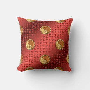 Aries & Wood Tiger Throw Pillow