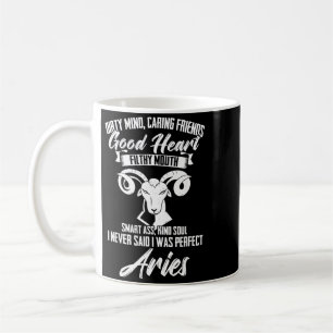 Aries Zodiac Birthday Horoscope March April Birth Coffee Mug