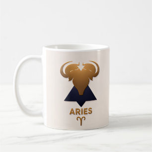Aries Zodiac Decor Astrology Gift Coffee Mug